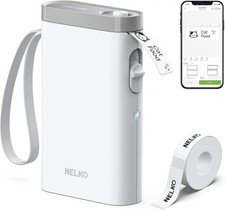 Nelko P21 Label Maker Machine with Tape - White picture