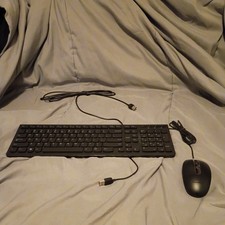 Lenovo Original keyboard KB4721 USB Wired Universal Ships Free w/ wired mouse picture