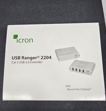 Icron USB Ranger 2204 USB 2.0 Extender 4-Port 100m Cat5e LEX REX Open Box picture