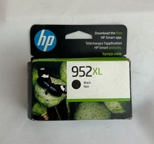 HP 952XL Black Ink Cartridge F6U19AN High Yield Genuine OEM New Sealed Exp 2027 picture