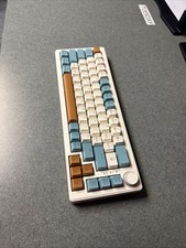 Blue-white-tan Mechanical Keyboard | excellent Condition picture