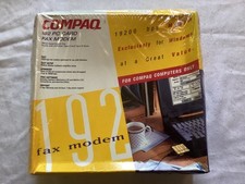 Compaq 192 PC card Fax Modem 19200 Data/14400 Fax, PCMCIA II/III Retail New Seal picture