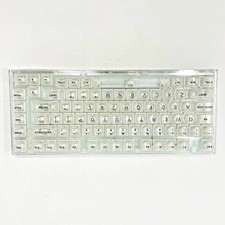 XINMENG X75 Mechanical Wired USB-C Keyboard Clear Acrylic Illuminated QWERTY picture