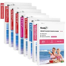 Lot Koala Inkjet Photo Paper Glossy 48lb 4X6 5X7 8x10 8.5X11 8.5x14 11X17 13X19 picture