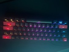 gaming keyboard wireless 60% custom keycaps not broken I bought it for $120 picture