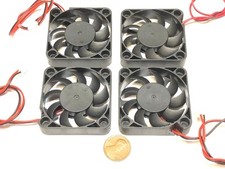 4 Pieces 12V 5010 2 Pin Computer fan 50MM 5CM pc cooling cool Replacement A5 picture