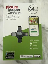 Picture Keeper Connect Back Up iPhone,  Android & Computers 64GB Turquoise NIB picture