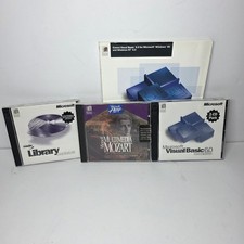 Vintage Microsoft Visual Basic 6.0 Learning Edition MSDN Library Mozart CD Lot picture