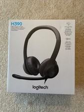 Logitech H390 Black Over the Ear USB Computer Headset NEW NIB picture
