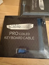 CableMod Pro Coiled Keyboard Cable, USB A to USB Type C 150cm Mesh picture