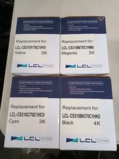 CS310 Toner Cartridge for Lexmark 70C1HK0 70C1HC0 70C1HM0 4 pk - NEW picture