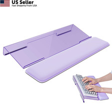 Laborio Computer Keyboard Wrist Rest, Stand With Purple picture