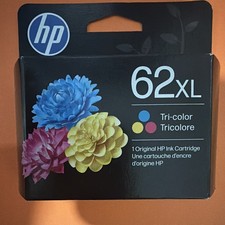 HP 62XL Tri-Color Genuine Original Ink Cartridge C2P07AN#140 for OfficeJet/ENVY picture