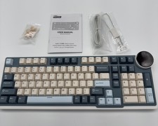 RK Royal Kludge N99 Wireless Mechanical Keyboard RGB Screen Knob 96% Moon picture