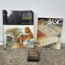 Atari 400/800 Basic Cartridge Computer Binder & Basic Reference Guides picture