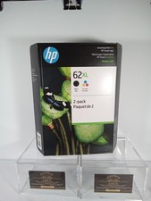 HP 62XL Black & Color Ink Set F6U02BN C2P05AN & C2P07AN SEALED 2028 picture