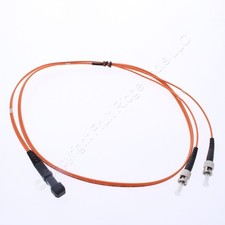 Hubbell Fiber Optic Patch Cord Plenum OM1 Cable Duplex MM MTRJ-ST 1m picture