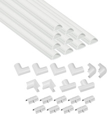 157In Cord Cover Kit, Self-Adhesive Wire Hiders, Paintable Cable Raceway picture