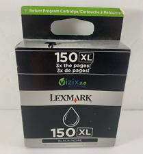 Lexmark 150XL Black Ink Genuine OEM 14N1614 - New Factory Sealed - Box Wear picture