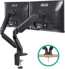 EleTab ELTGM05 Dual Monitor Mount Stand Height Adjustable 32
