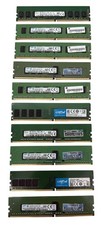 Lot of 10 Major Brand 40GB 10x4GB PC4-17000 DDR4-2133P  DIMM Desktop Memory RAM picture