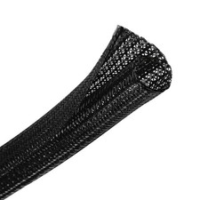 CrocSee 25ft - 1/2 inch Braided Cable Management Sleeve Cord 1/2