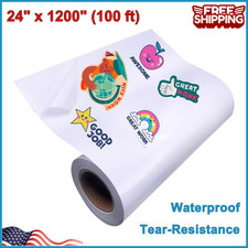 Printable Waterproof Vinyl Sticker Paper Roll 24
