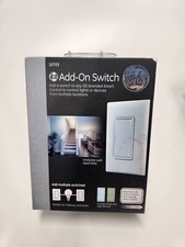 GE EZ Add-On White and Light Almond Smart Rocker Light 15-Amp 3-Way picture