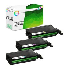 TCT 3PK CLP-660 Color Toner Cartridge For Samsung CLP660 CLP610 CLX6200 CLX6210 picture