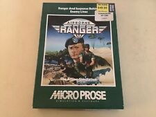 Vintage PC c64 micro prose cassettes game Airborne Ranger big box with all print picture
