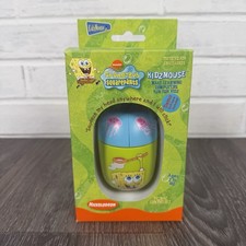 Spongebob Squarepants Kidzmouse Computer Wired Ball Mouse Nickelodeon 2002 VTG picture