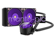 COLORFIRE Frozen Shadow Chasing 240 ARGB Purple Cat's Claw Liquid CPU Cooler picture