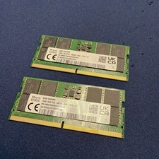 SK Hynix 32GB (2x16GB) DDR5-5600MHz SODIMM Memory Module Kit picture