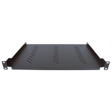 19'' Rack Shelf Black 310 Mm picture