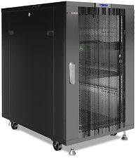 Server Rack 22U Enclosed 32-Inch Deep Cabinet Locking Networking Data Vented picture