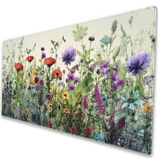 Aesthetic Floral Desk Mat Extended Gaming Pad XL picture