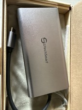 UtechSmart USB C Hub Triple Display  Grey New In Box picture