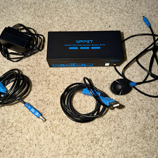 VPFET VP-SW220 2x2 Dual Monitor HDMI 2.0 KVM Switch 4K@60 USB 3.0 *UNTESTED* picture