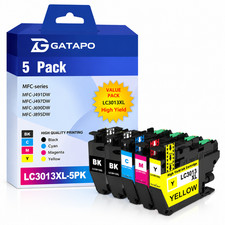 Compatible LC3013XL 5-Pack Ink (2BK/1C/1M/1Y) for  MFC-J497DW J895DW picture
