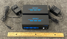 Lot of 2 VPFET VP-SW233 DisplayPort KVM 3 Monitor Switches, 2x3 w/ Adapters picture