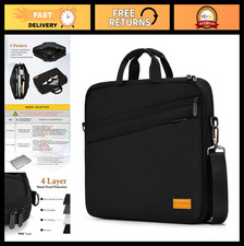 15-16 Inch Laptop Shoulder Bag, Water-Repellent Briefcase, Lightweight Toploader picture