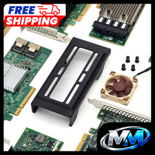 Adjustable Half Height PCIE Card Noctua 40mm Fan Mount Cooling Shroud Cooler picture