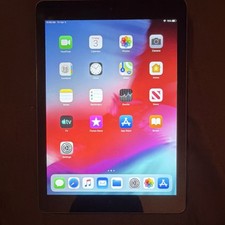 Apple iPad Tablet Gray Wi-Fi Touch Screen Built-In Front & Rear Cameras picture
