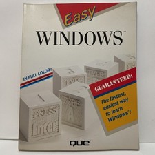 Vintage How To Learn Windows Manual Easy Windows In Full Color By Shelley O’Hara picture