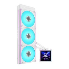 LIAN-LI Hydroshift II LCD-S 360 CL HS2LCDS36CW CPU Cooler 360mm AIO 3x 120 RGB W picture