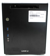 LIAN LI PC-Q03 Black Aluminum Mini-ITX Case Desktop Tower + Antec 500w PSU picture