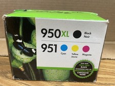2 Genuine HP 950XL Black Ink Cartridges CN045A Expired 2018 Untested AS IS picture