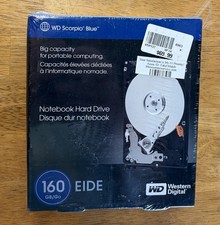 Western Digital Notebook Hard Drive Blue 160GB 5400rpm 2.5” ATA/100 New Factory picture