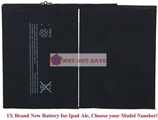 Premium Replacement Internal Battery part for Ipad 5 5th Air 1 1ST gen 8827mah picture