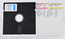 Vtg Scotch Computer Floppy Disk - Rare, Atari, Untested, As-Is (DOS 3.0) picture